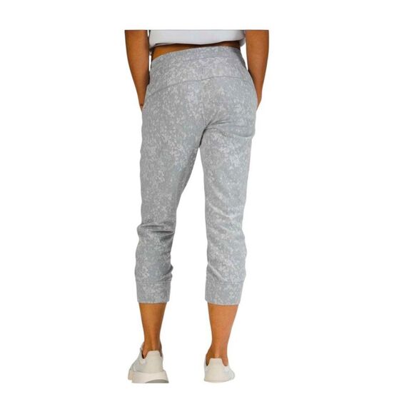 Lululemon Ready to Rulu Jogger Crop Size 4 Grey Silver Active Bottom W6B0JS - Picture 5 of 9